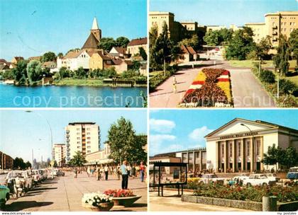 Eisenhuettenstadt Altstadt Ortsansicht Leninallee Friedrich Wolf Theater