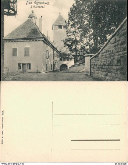 Ansichtskarte Elgersburg Schloss Elgersburg - Anlagen 1922