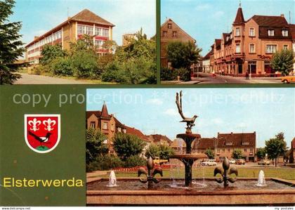 Elsterwerda Etkar André Oberschule Hauptstrasse Wappenbrunnen am Markt