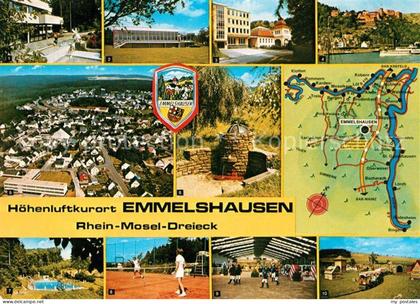 Emmelshausen Fliegeraufnahme Hallenschwimmbad Panoramacafe Sauerbrunnen