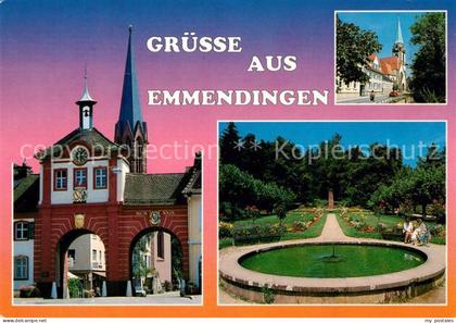 Emmendingen Torbogen Kirche Parkanlagen