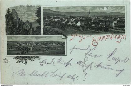Gruss aus Emmendingen - Litho