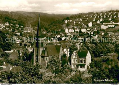 Ennepetal Milspe Teilansicht mit Kirche