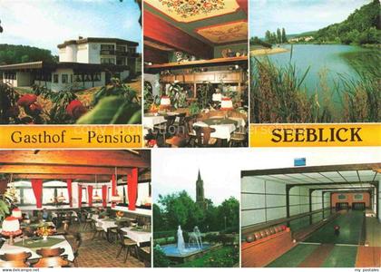 Muehlbach Eppingen Heilbronn BW Gasthof-Pension Gaststube Restaurant See Bowling