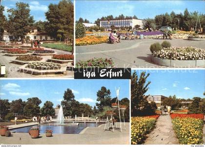 ERFURT  CITY IGA Erfurt rosengarten Festplatz Wasserachse Zentralgaststaette