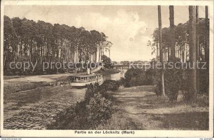 Erkner Partie an der Loecknitz Dampfer