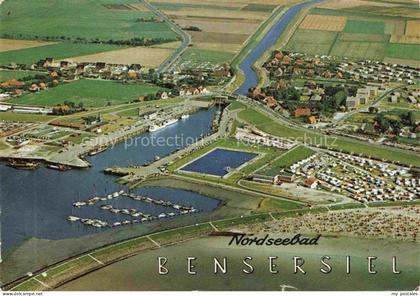 Bensersiel Esens Fliegeraufnahme