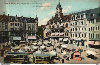 CPA AK Essen Kopstadtplatz m. Kolosseum GERMANY (1150769)