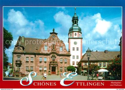 Ettlingen Rathaus Turm Marktplatz