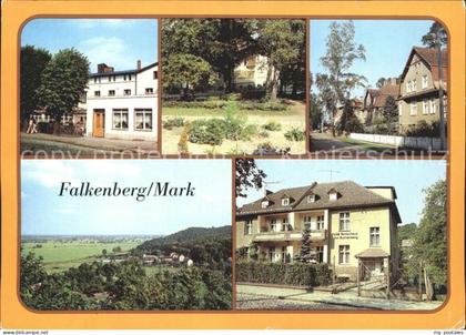Falkenberg Mark FDGB Heim Zum Falken Theodor Fontane Platz Teilansicht Oderbruch