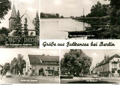 Falkensee Alte Falkenhagener Dorfkirche Falkenhagener See Rathaus