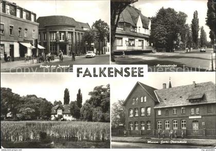 Falkensee Strasse der Jugend Hansastrasse Maxim Gorki Oberschule