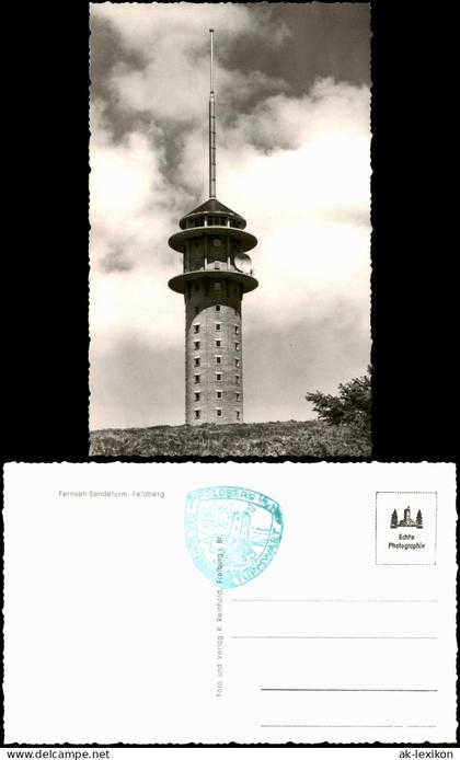 Ansichtskarte Feldberg (Schwarzwald) Fernseh-Sendeturm Feldberg 1964