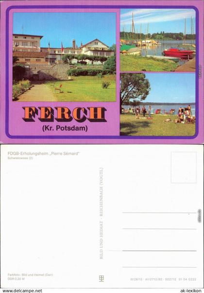 Ferch-Schwielowsee FDGB-Erholungsheim Pierre Semard - Außenansicht     1980