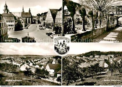 Feuchtwangen Marktplatz Kreuzgang Siedlung Weiherlache