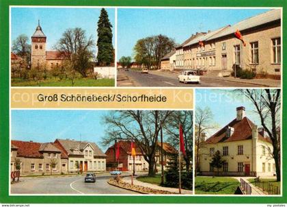 Gross Schoenebeck Kirche Baudenkmal Konsum Gaststaette Zur Schorfheide Kulturhau