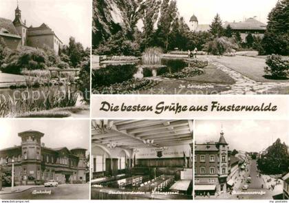 Finsterwalde Goldfischteich Schlossgarten Bahnhof Sitzungssaal Thaelmannstrasse