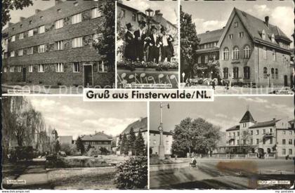 Finsterwalde Maerchenhaus Saenger von Finsterwalde Postamt Schlosspark HOG Zur B