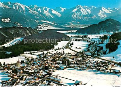 Fischen Allgaeu Winterlandschaft