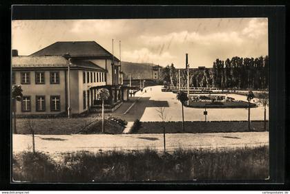 AK Flöha /Sa., Partie am Bahnhof