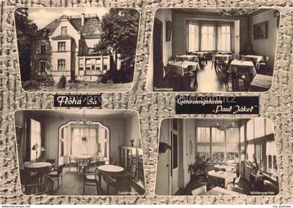 Floeha Genesungsheim Paul-Jaekel Speisesaal Leseraum Wintergarten Villa