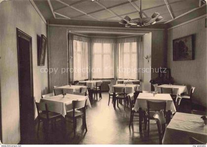 Floeha Speisesaal Restaurant Paul-Jaekel Gastraum Innenaufnahme Tische