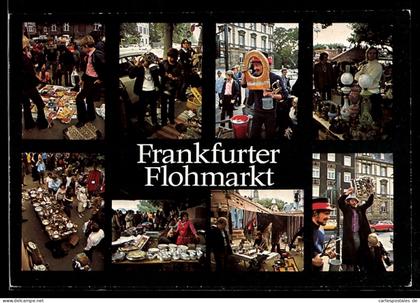 AK Frankfurt-Niederrad, Verschiedene Szenen vom Frankfurter Flohmarkt