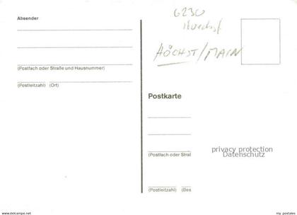 Hoechst am Main Hoechst FRANKFURT AM MAIN Schlossfest 78 Zeichnung