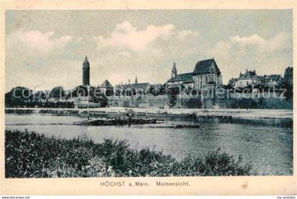 Hoechst Main Mainansicht