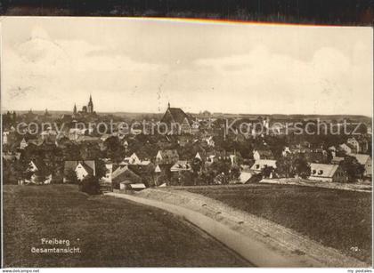 Freiberg Sachsen Gesamtansicht