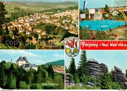 Freyung Freyung-Grafenau Bayern Dreisessel Burg Wolfstein