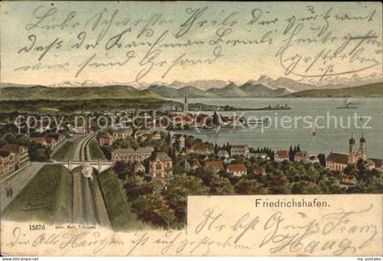 Friedrichshafen Bodensee Blick auf Friedrichshafen