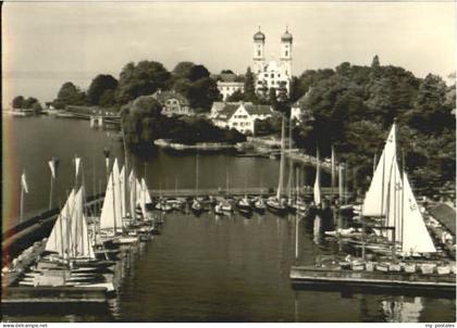Friedrichshafen Bodensee Friedrichshafen Hafen ungelaufen ca. 1965