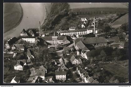 AK Braunschweig, Ehemalige Herzoglich Braunschweigische Porzellanmanufaktur Fürstenberg, Fliegeraufnahme