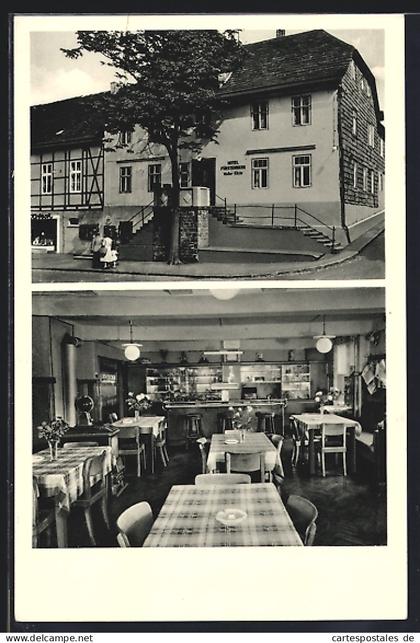 AK Fürstenberg /Weser, Hotel Fürstenberg, Bes. Walter Kaste
