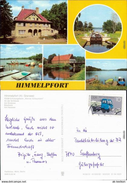 Himmelpfort Fürstenberg Havel  Erholungsheim Werner Schaumann    Stolpsee  1981