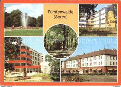 Fuerstenwalde Spree Park Rauenscher-Stein Muehlenstrasse