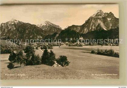 Fuessen Allgaeu Teilansicht