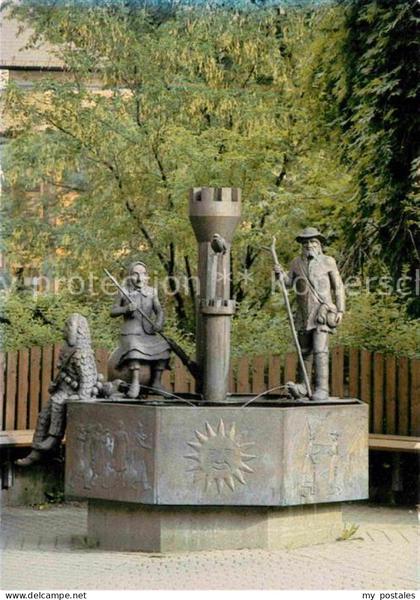 Furtwangen Narrenbrunnen Statuen