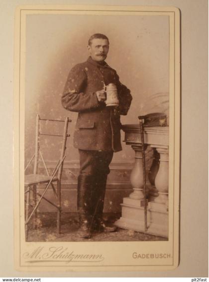 Kabinettfoto - Atelier Schützmann in Gadebusch , Adel , CDV , Photographie , Kabinett !!