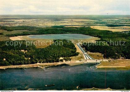 Geesthacht Elbe Speicherbecken Fliegeraufnahme