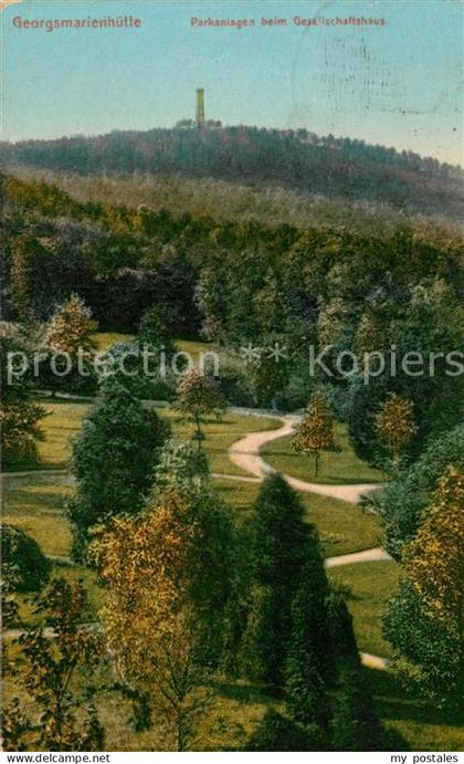 Georgsmarienhuette Osnabrueck Niedersachsen Parkanlagen beim Gesellschaftshaus
