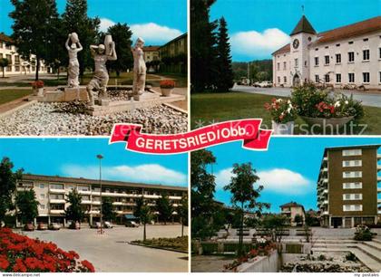 Geretsried Denkmal Statuen Teilansichten