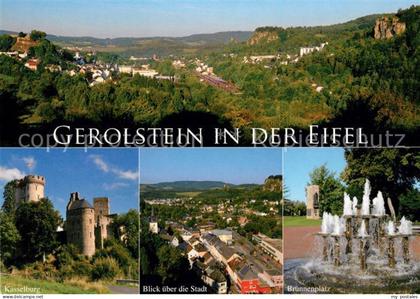 Gerolstein Kasselburg Brunnenplatz Panoarmen