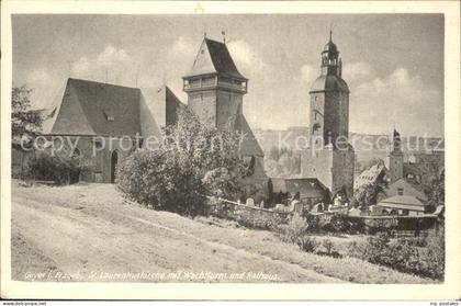 Geyer Sankt Laurentiuskirche Wachtturm Rathaus