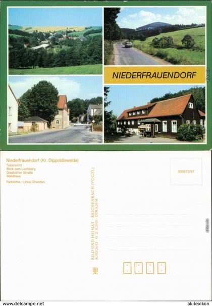 Niederfrauendorf Glashütte  Glashütte Straße, Waldhaus 1987