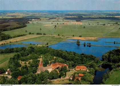 Plattenburg Bad Wilsnack Prignitz Brandenburg Plattenburg Wasserburg Fliegeraufn