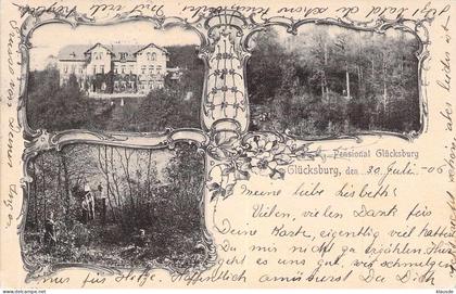 Glücksburg - Mehrbild Pensionat Glücksburg gel.1906 AKS