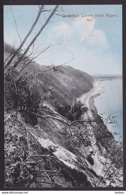 "Göhren", farbige Karte, 1920 gelaufen
