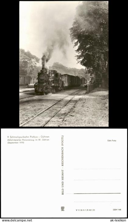 Göhren (Rügen) Schmalspurbahn Putbus - Göhren Dampflokomotive 1983